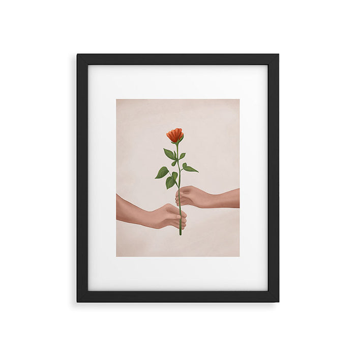 A Rose for You Framed Art Print Gallery Image 1