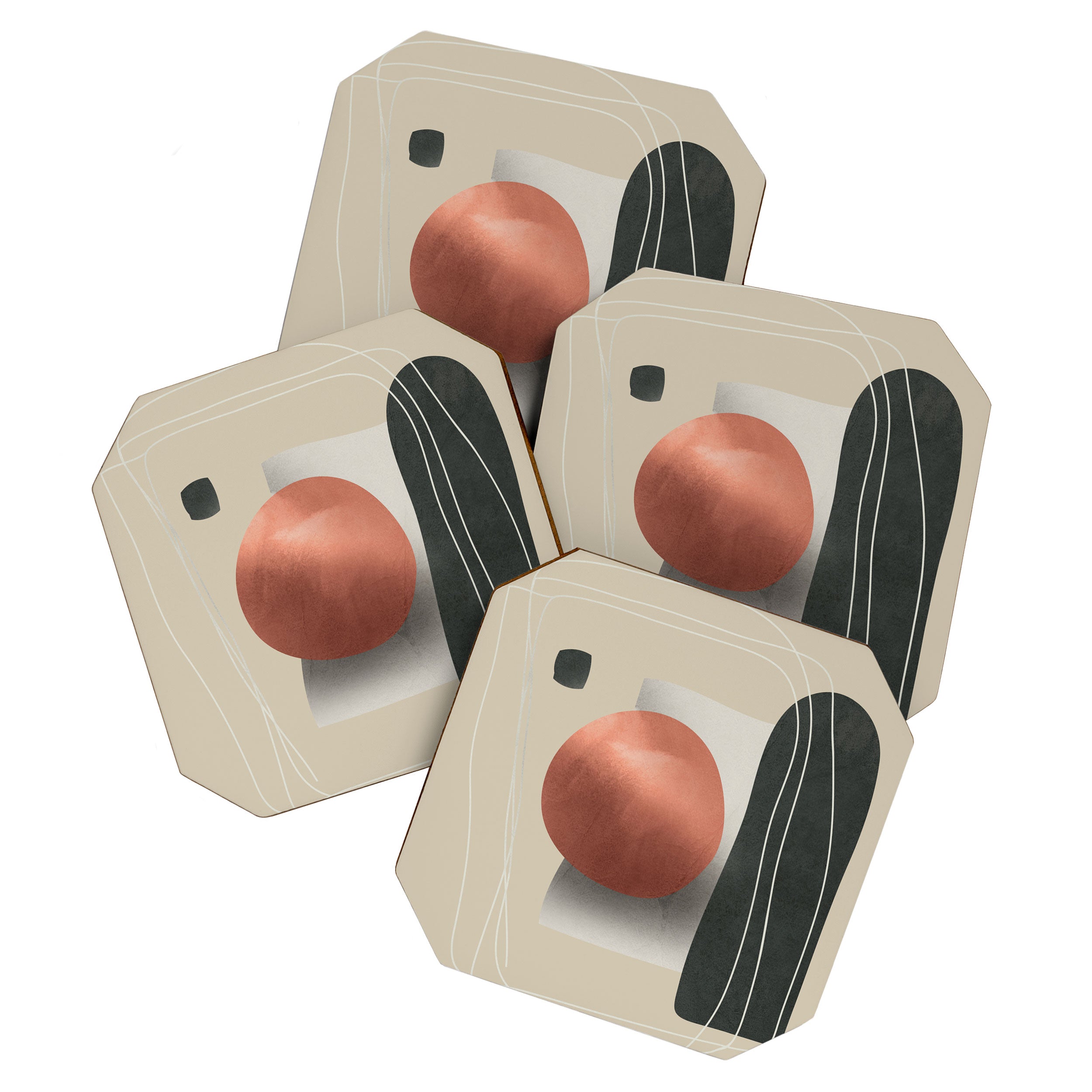 Abstract Art 17 Coaster Gallery Image 1