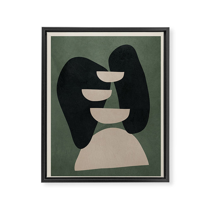 Abstract Balance 3 Framed Canvas Print Gallery Image 1
