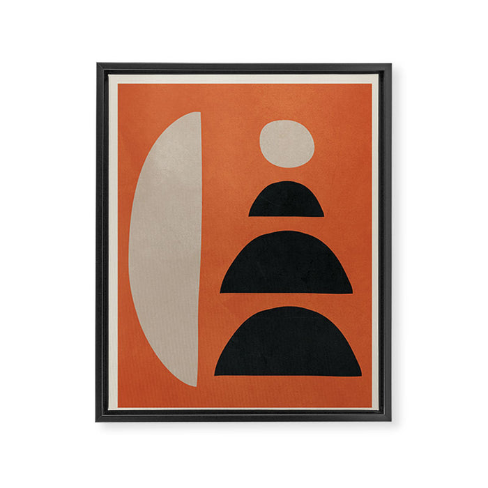 Abstract Balance 5 Framed Canvas Print Gallery Image 1