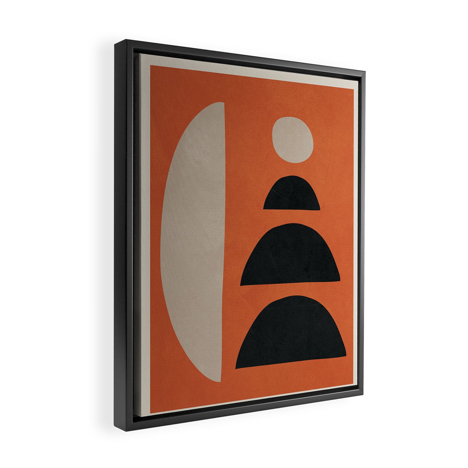 Abstract Balance 5 Framed Canvas Print Gallery Image 2
