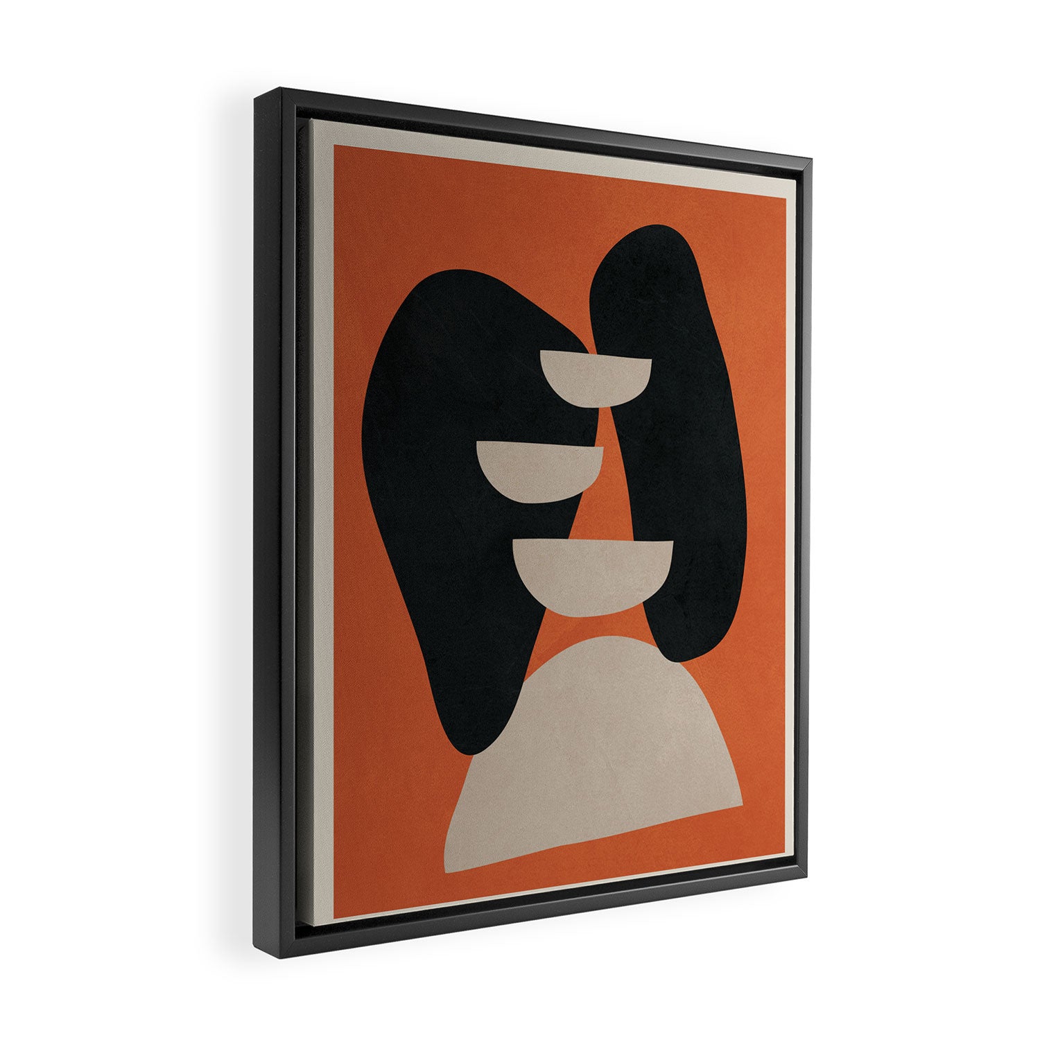 Abstract Balance 6 Framed Canvas Print Gallery Image 2