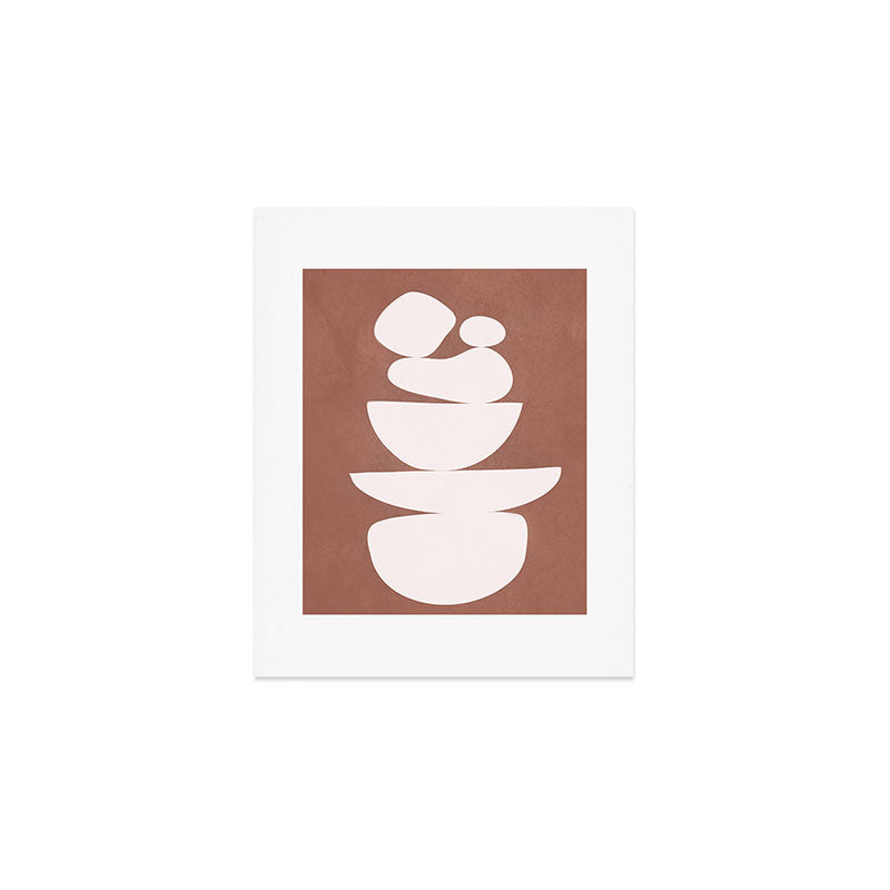 Abstract Balancing Shapes II Art Print Gallery Image 1