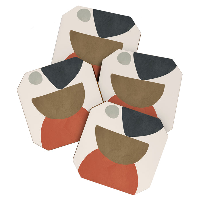 Abstract Balancing Stones Coaster Gallery Image 1