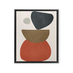 Abstract Balancing Stones Framed Canvas Print Gallery Image 6