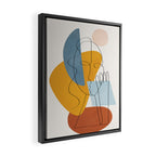 Abstract Colorful Faces II Framed Canvas Print Gallery Image 2