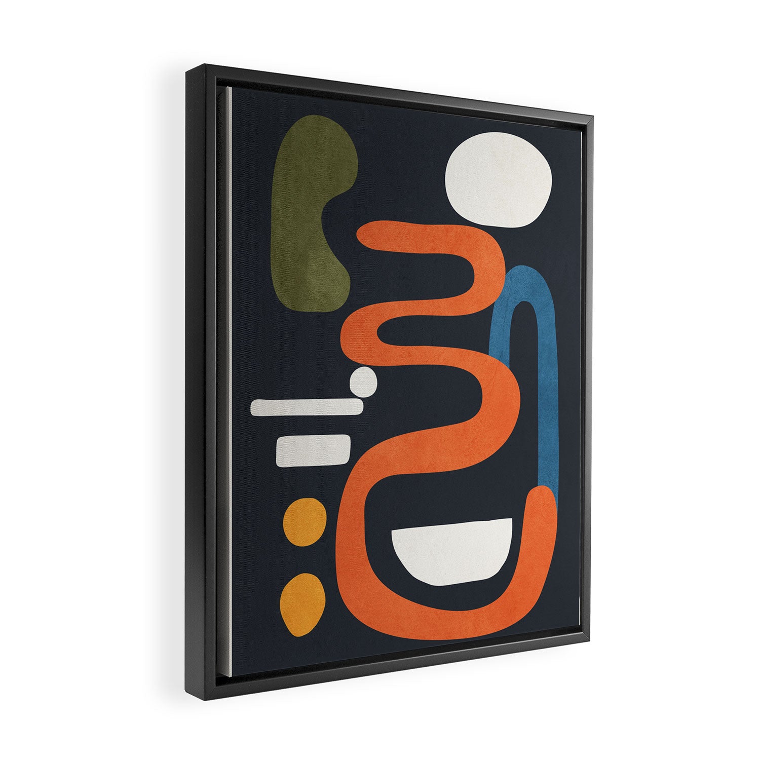 Abstract Colorful Setting 1 Framed Canvas Print Gallery Image 2