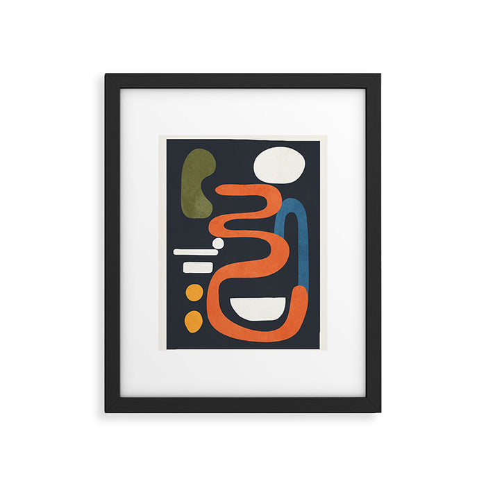 Abstract Colorful Setting 1 Framed Art Print Gallery Image 1