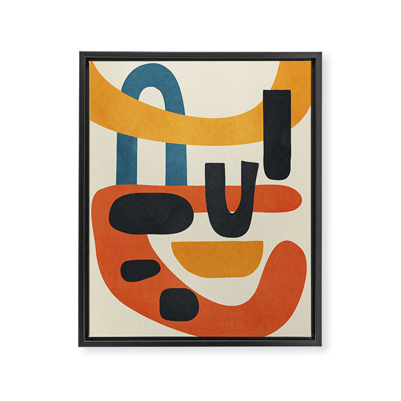 Abstract Colorful Setting 15 Framed Canvas Print Gallery Image 6