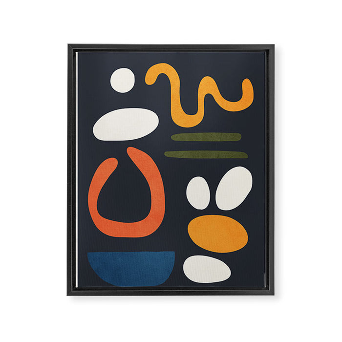 Abstract Colorful Setting 2 Framed Canvas Print Gallery Image 1