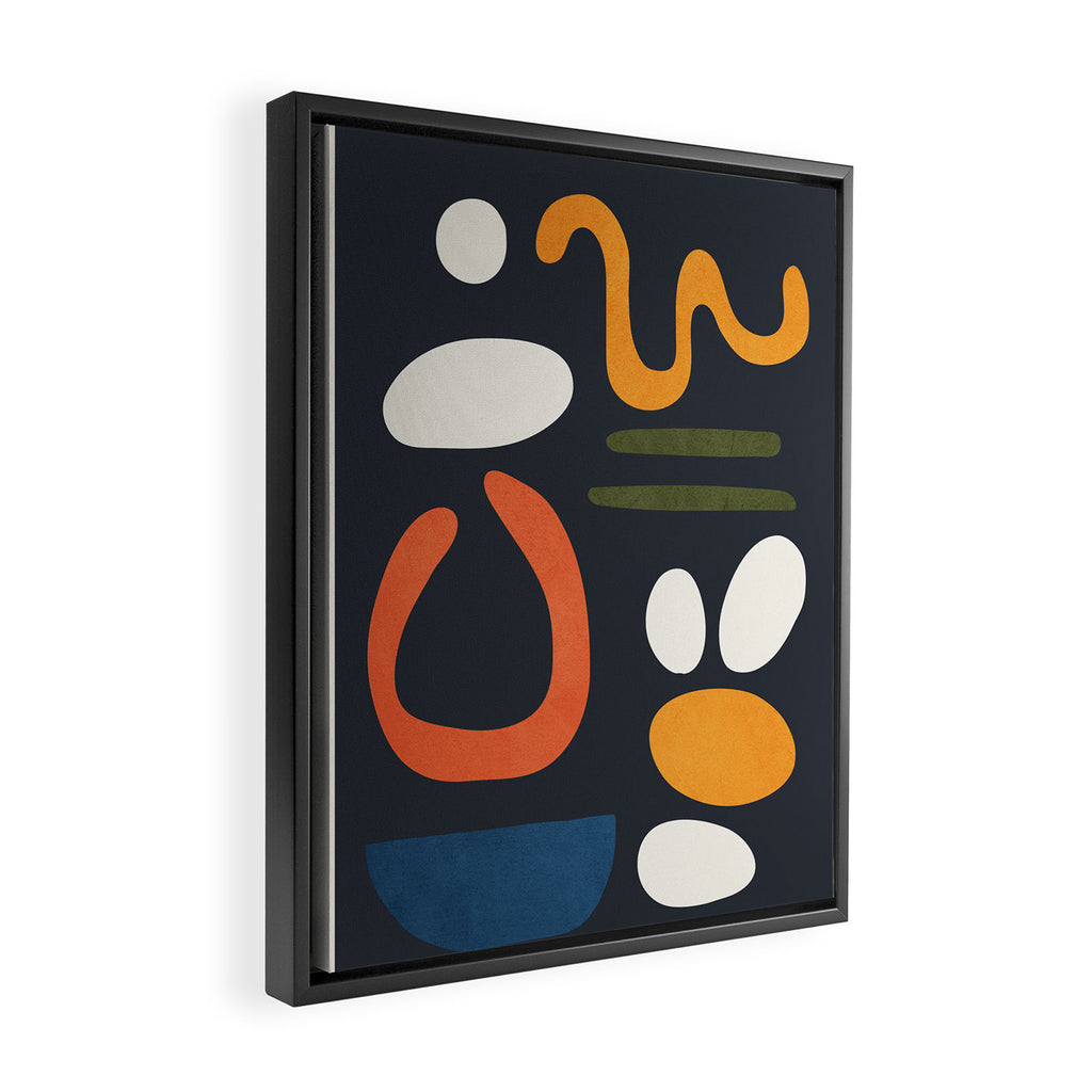 Abstract Colorful Setting 2 Framed Canvas Print Gallery Image 2