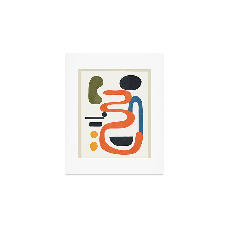Abstract Colorful Setting 4 Art Print Gallery Image 1