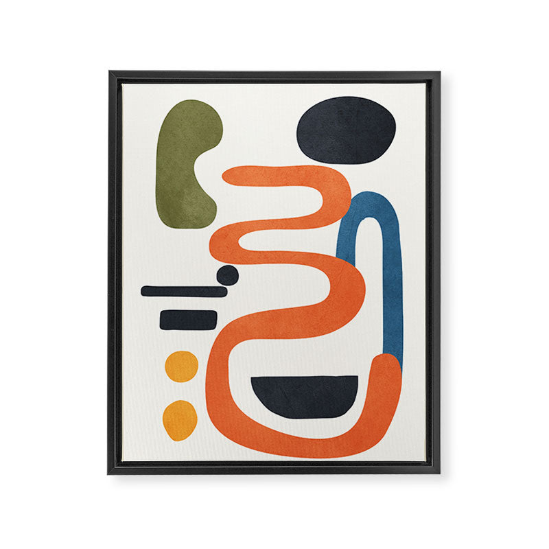 Abstract Colorful Setting 4 Framed Canvas Print Gallery Image 6