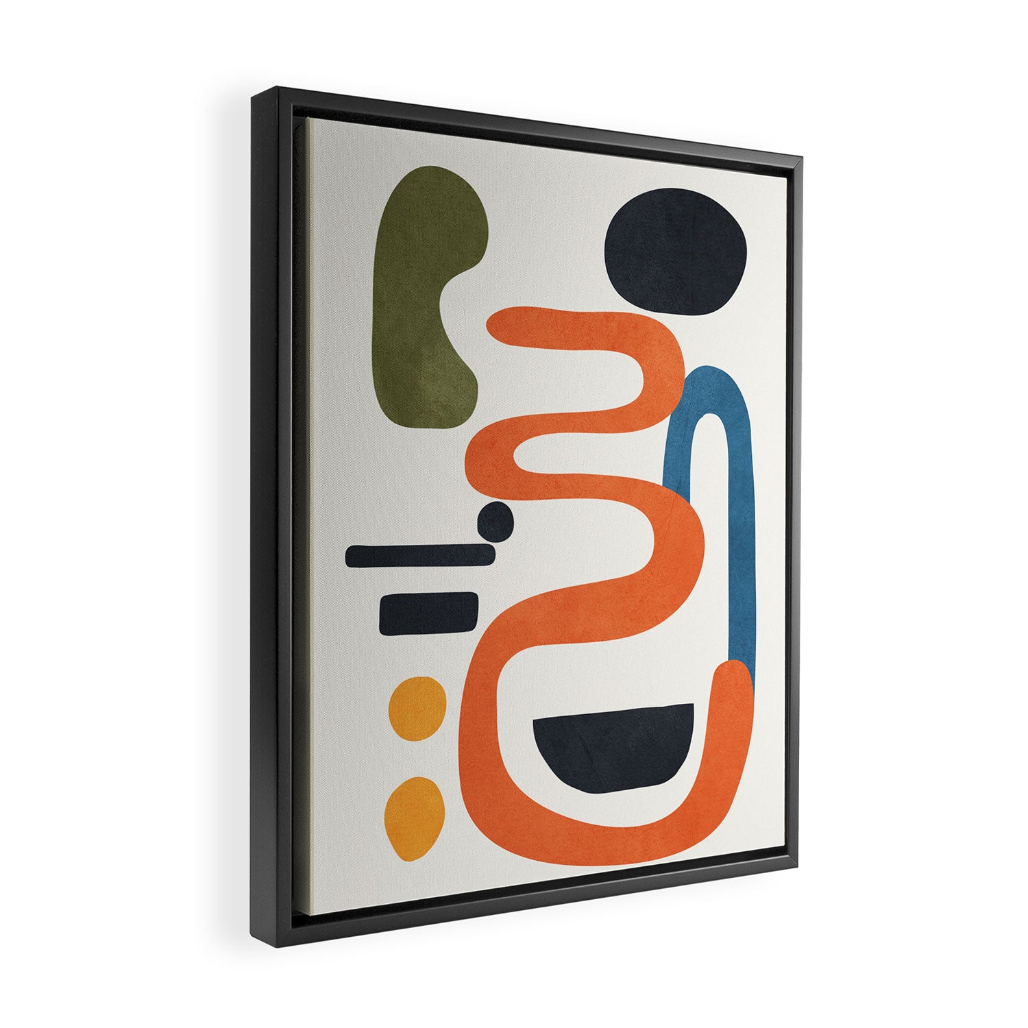 Abstract Colorful Setting 4 Framed Canvas Print Gallery Image 2