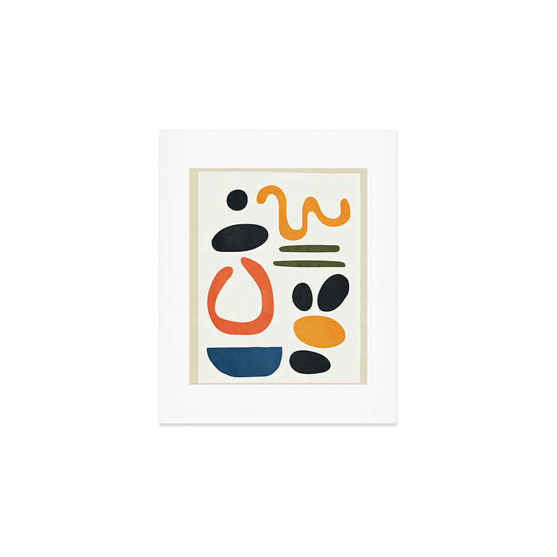 Abstract Colorful Setting 5 Art Print Gallery Image 1