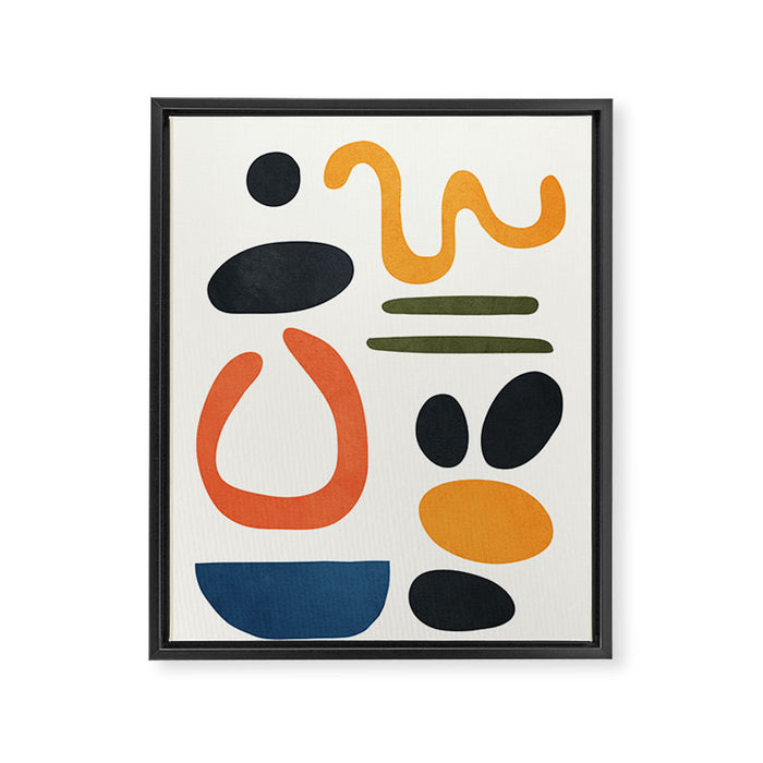 Abstract Colorful Setting 5 Framed Canvas Print Gallery Image 1