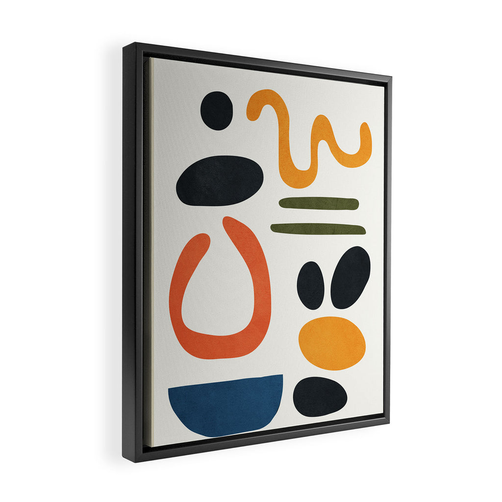 Abstract Colorful Setting 5 Framed Canvas Print Gallery Image 2