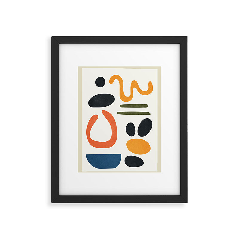 Abstract Colorful Setting 5 Framed Art Print Gallery Image 5