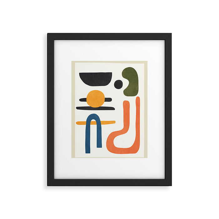 Abstract Colorful Setting 6 Framed Art Print Gallery Image 1