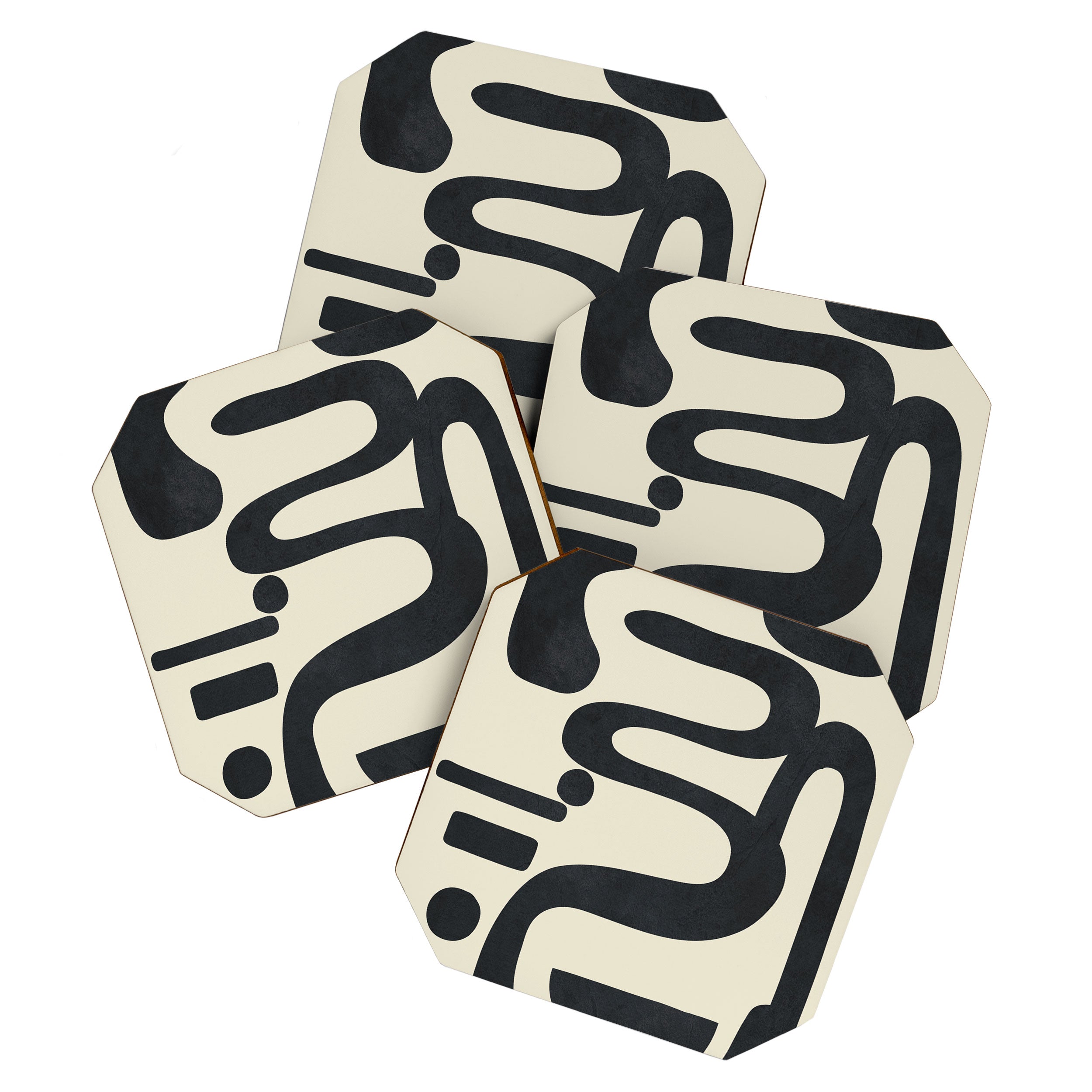 Abstract Colorful Setting 7 Coaster Gallery Image 1