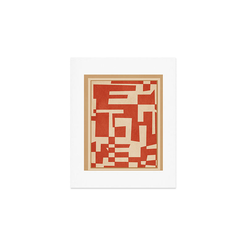 Abstract Edged Form 2 Art Print Gallery Image 1