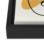 Abstract Face 18 Framed Canvas Print Gallery Image 3