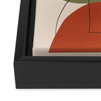 Abstract Faces 1 Framed Canvas Print Gallery Image 3