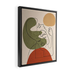 Abstract Faces 1 Framed Canvas Print Gallery Image 2