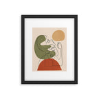 Abstract Faces 1 Framed Art Print Gallery Image 5