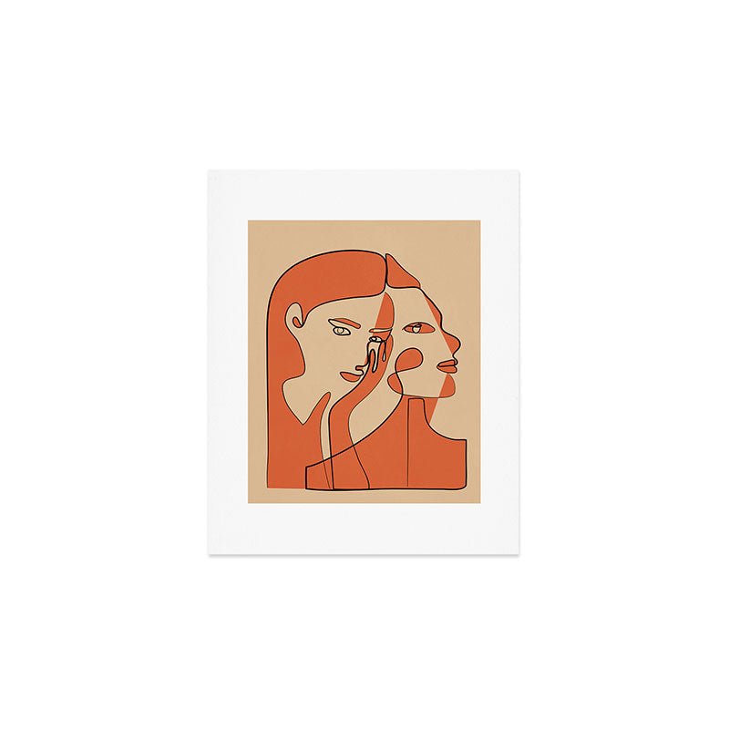 Abstract Faces 11 Art Print Gallery Image 1