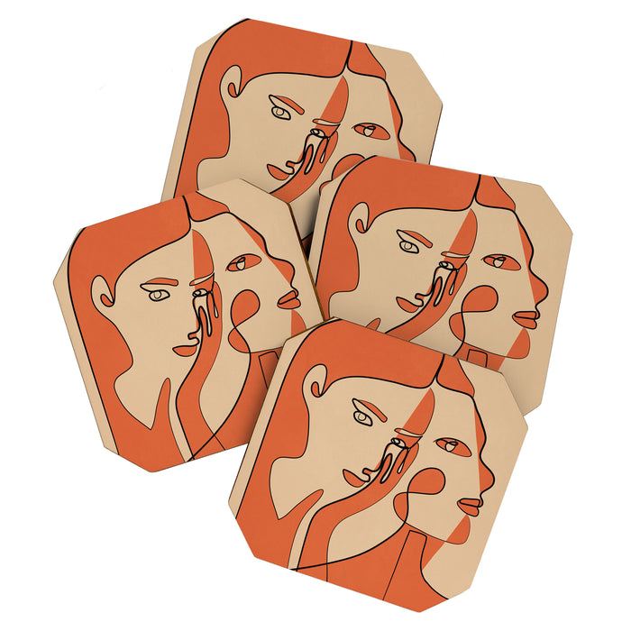 Abstract Faces 11 Coaster Gallery Image 1