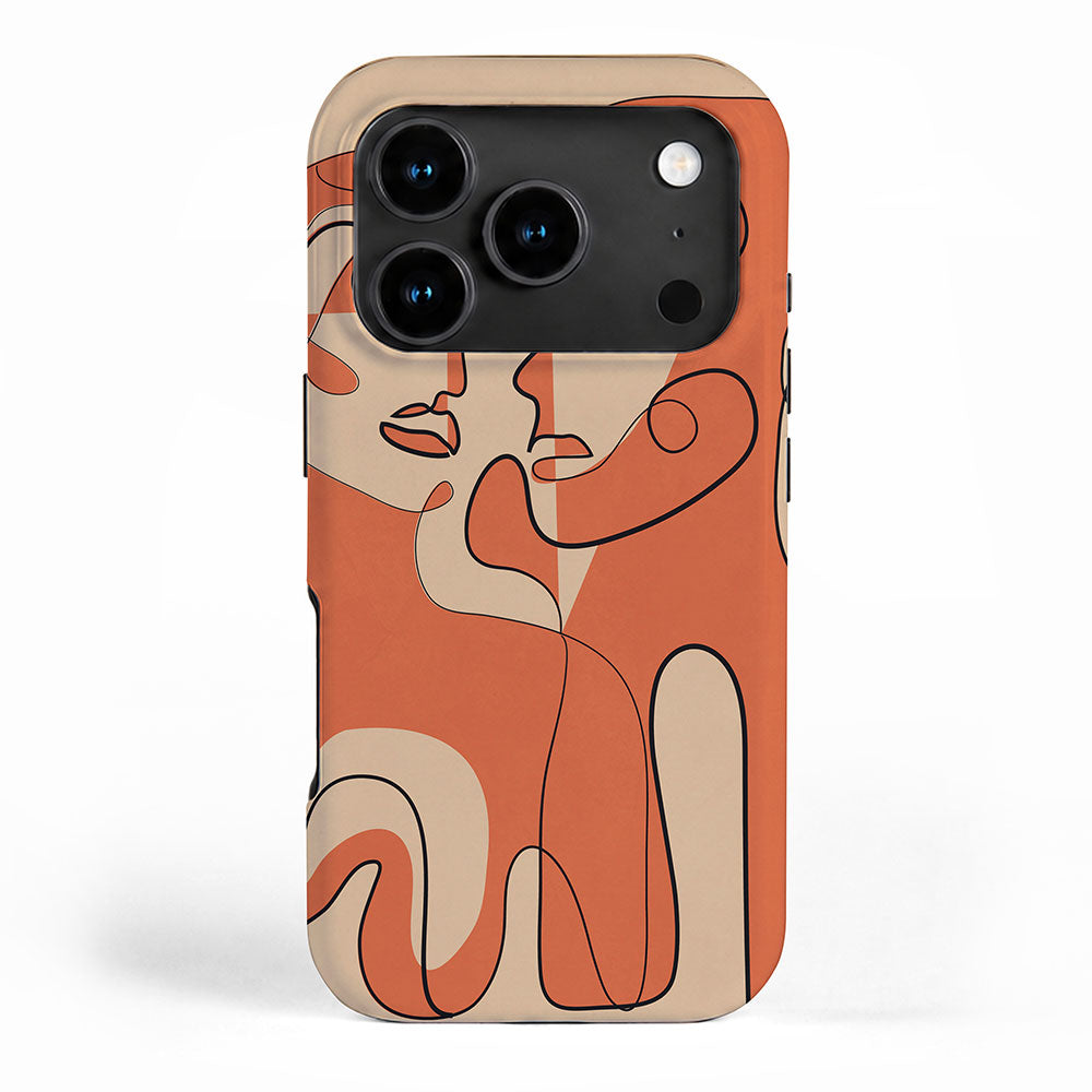 Abstract Faces 12 iPhone Case Gallery Image 1