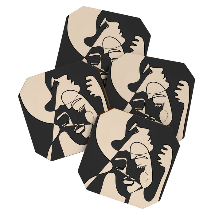 Abstract Faces 13 Coaster Gallery Image 1