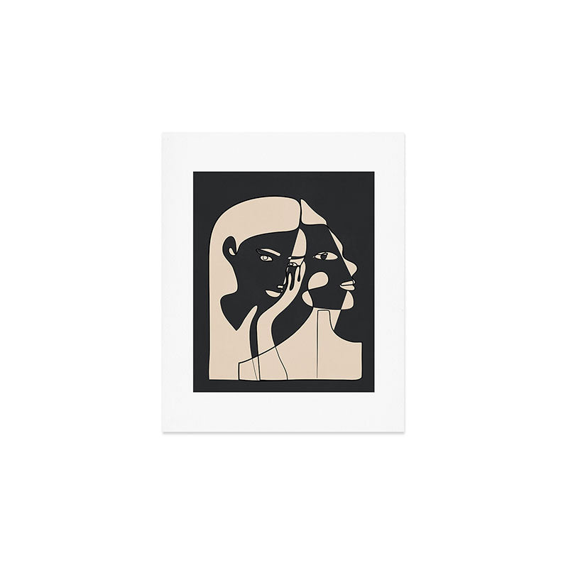 Abstract Faces 14 Art Print Gallery Image 1