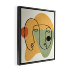 Abstract Faces 19 Framed Canvas Print Gallery Image 2