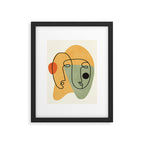Abstract Faces 19 Framed Art Print Gallery Image 5