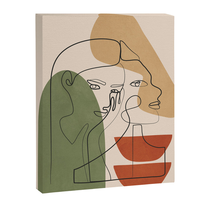 Abstract Faces 2  Canvas Print Gallery Image 1