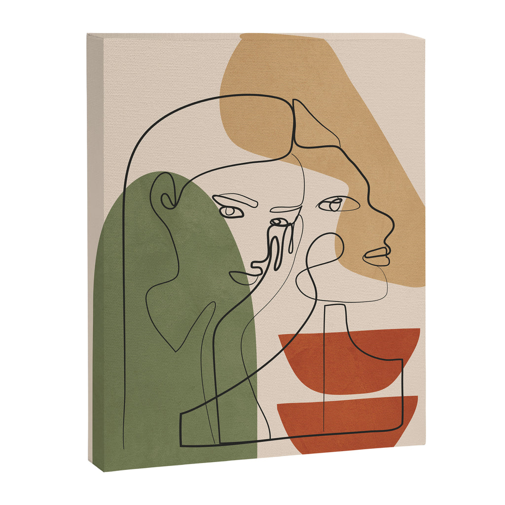 Abstract Faces 2  Canvas Print Gallery Image 6
