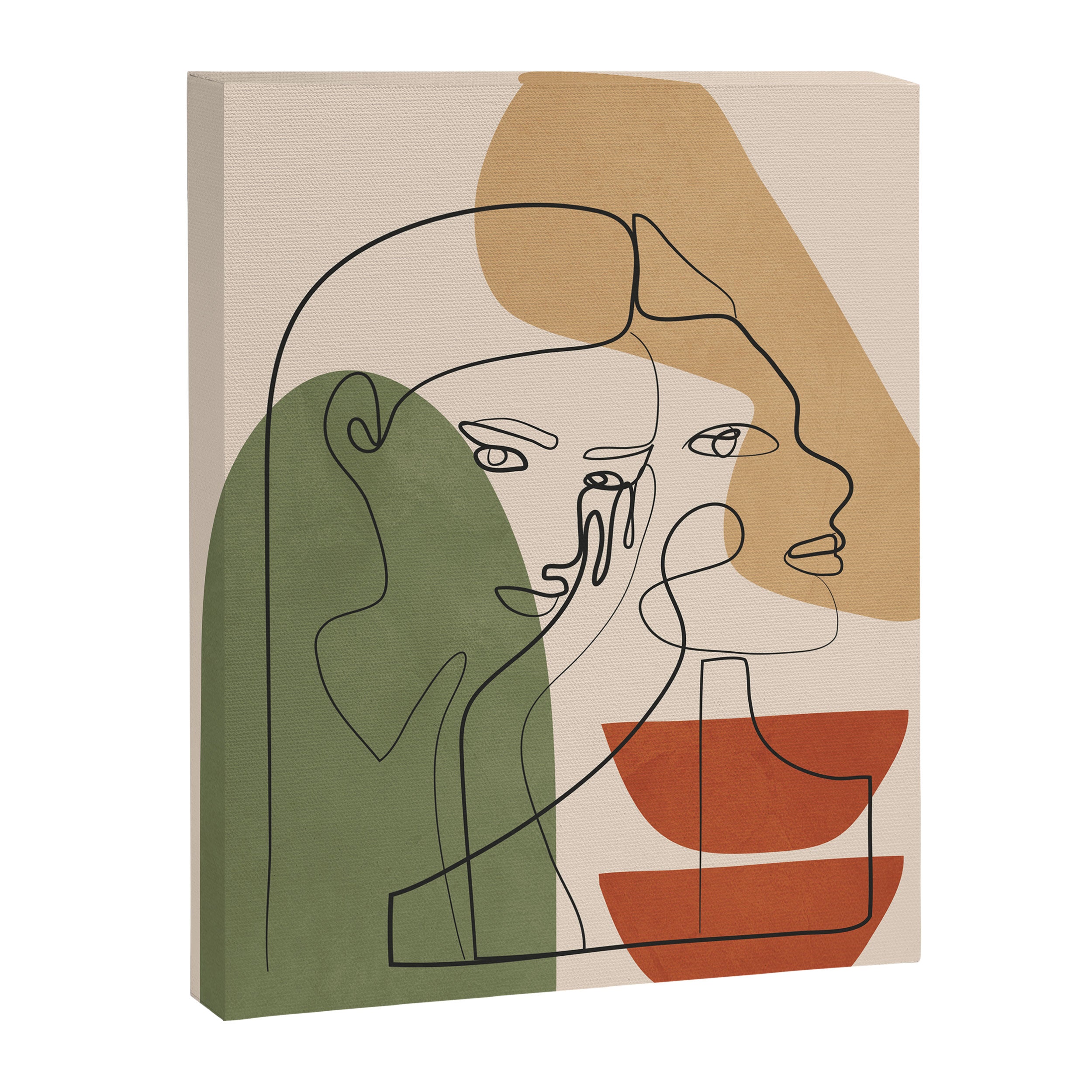 Abstract Faces 2  Canvas Print Gallery Image 6