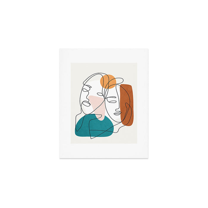 Abstract Faces 29 Art Print Gallery Image 1