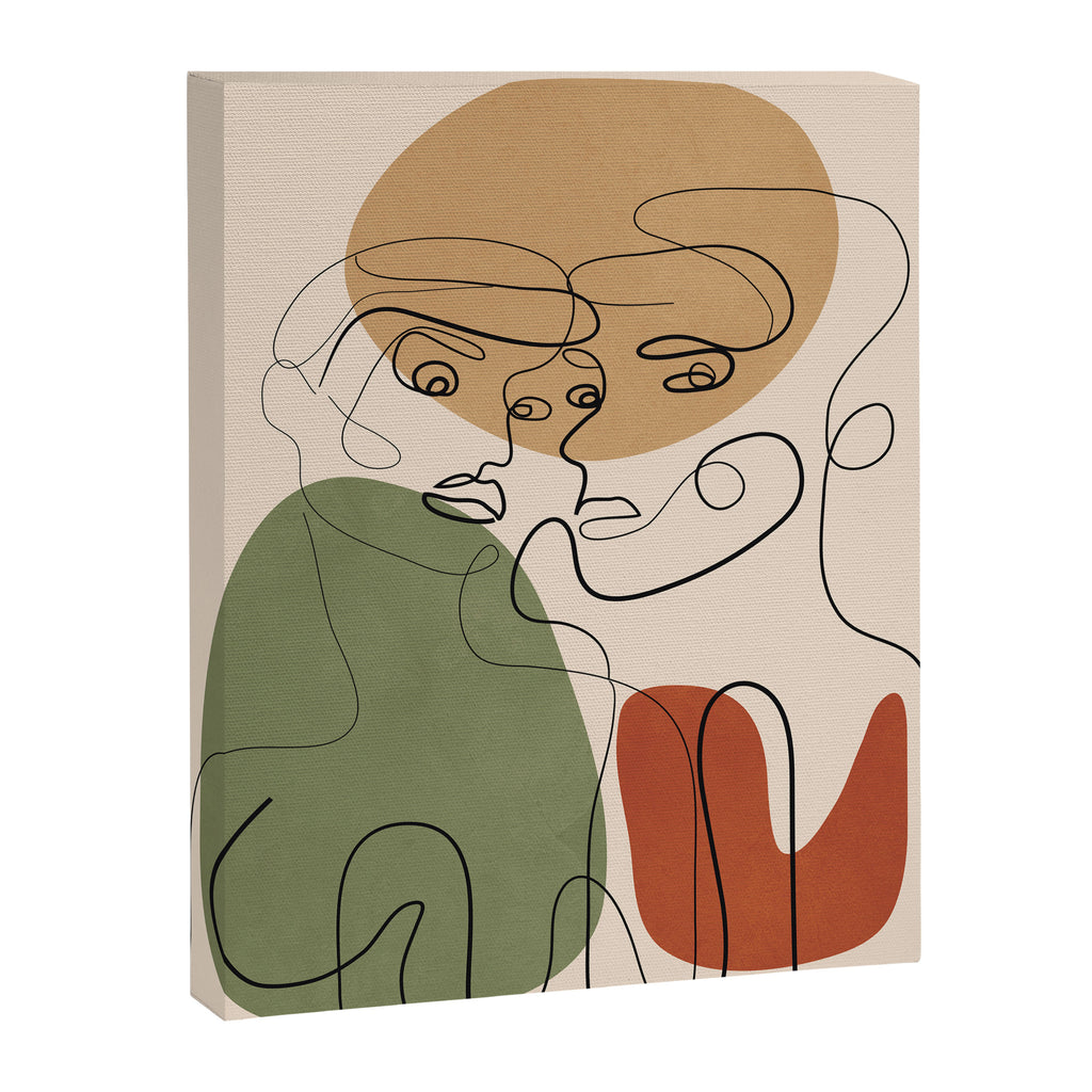 Abstract Faces 3  Canvas Print Gallery Image 6