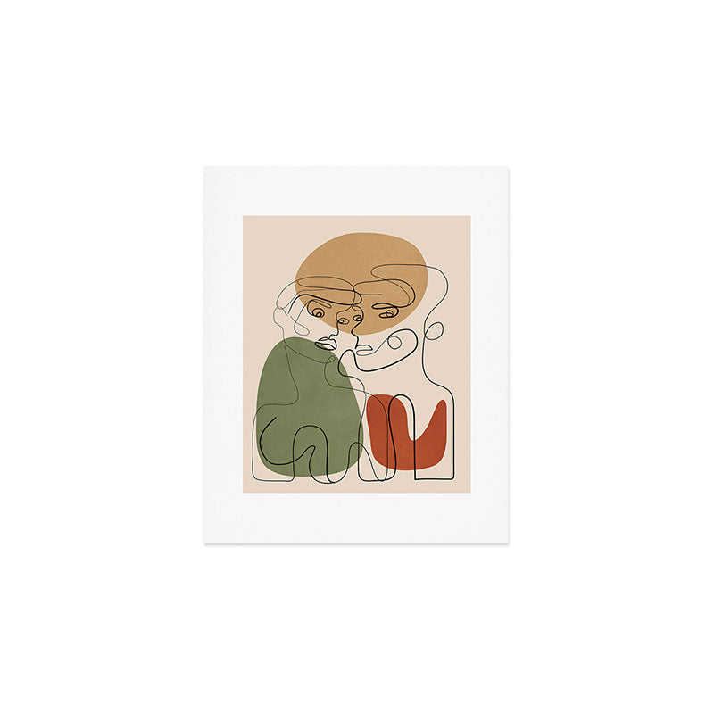 Abstract Faces 3  Art Print Gallery Image 1