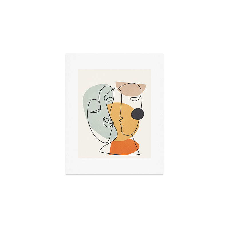 Abstract Faces 30 Art Print Gallery Image 1