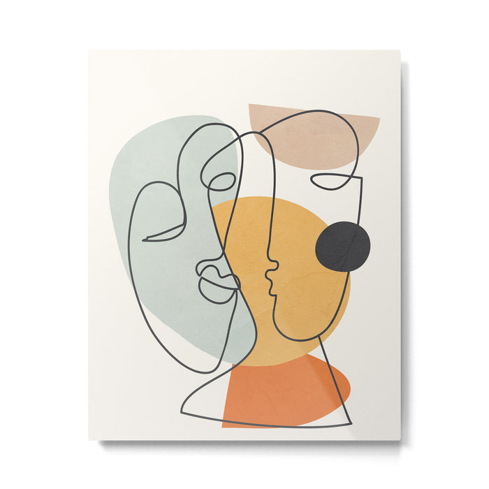 Abstract Faces 30 Metal Print Gallery Image 1