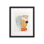 Abstract Faces 30 Framed Art Print Gallery Image 5