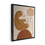 Abstract Faces 4  Framed Canvas Print Gallery Image 2