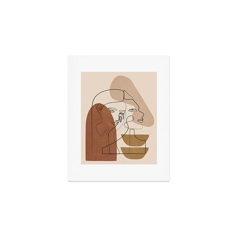 Abstract Faces 5  Art Print Gallery Image 1