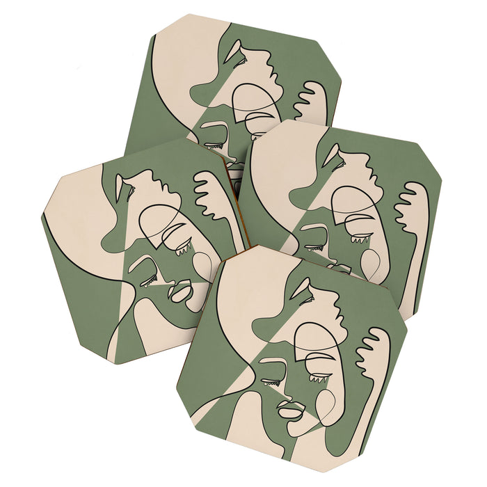 Abstract Faces 7 Coaster Gallery Image 1