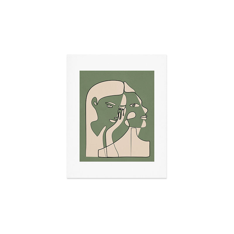 Abstract Faces 8 Art Print Gallery Image 1