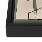 Abstract Faces 8 Framed Canvas Print Gallery Image 3